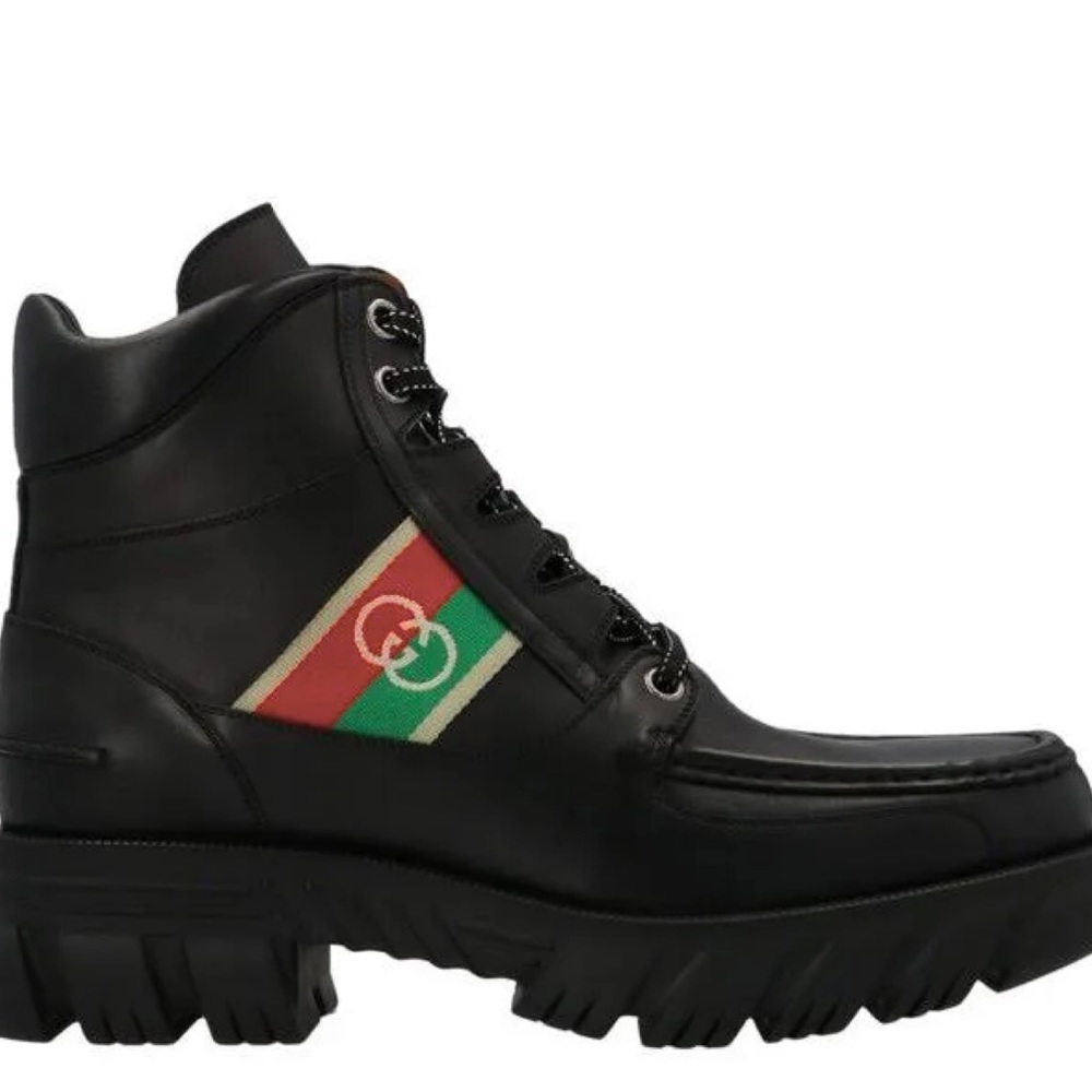 Gucci combat boots